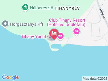 Erzsébet Szálloda Tihany a térképen