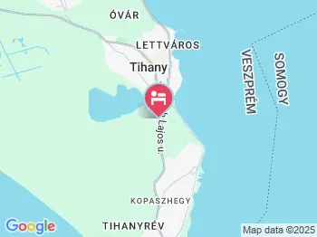 Eszter Vendégház Tihany a térképen
