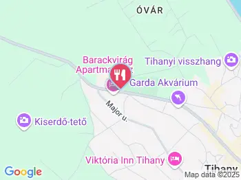 Fogas Csárda Tihany a térképen