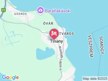 Kántás Panzió Tihany a térképen