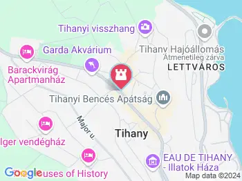 KOGART Tihany Tihany a térképen