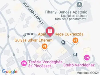 Mádl Ferenc tér Tihany a térképen