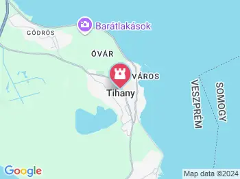 Magyar Királyok Panoptikuma Tihany a térképen