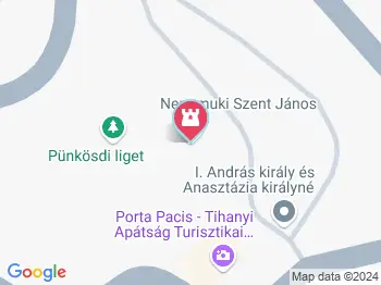 Nepomuki Szent János tihanyi szobra Tihany a térképen