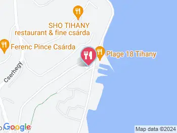 Plage 18 Tihany a térképen