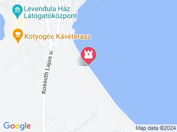 Somosi szabadstrand Tihany a térképen