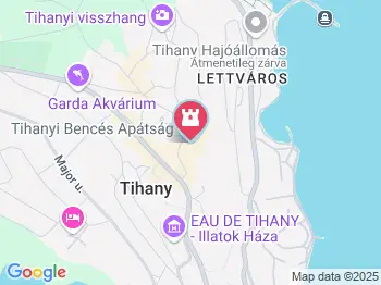 Tihanyi Bencés Apátság Tihany a térképen