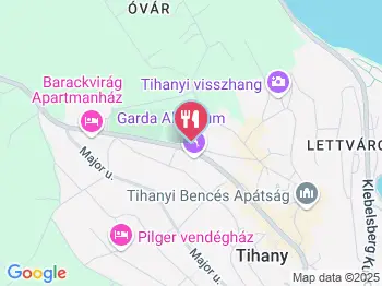 Tihanyi Gasztrokert Tihany a térképen