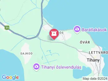 Tihanyi Levendula Hetek Tihany a térképen