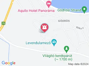 Levendulamező Tihany a térképen