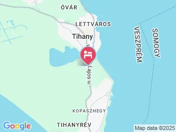 Ulrich Apartman Tihany a térképen