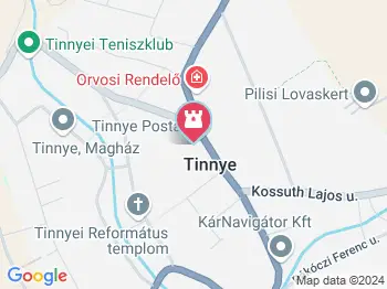 Trianoni emlékkereszt Tinnye a térképen