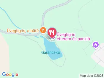 Üvegtigris Étterem Tinnye a térképen