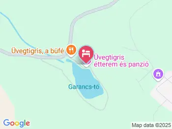 Üvegtigris Panzió Tinnye a térképen