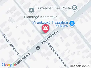 Halas díszkút Tiszaalpár a térképen