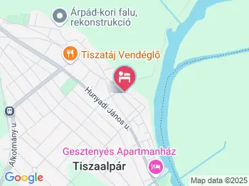 Kertész Vendégház Tiszaalpár a térképen