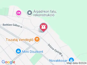 Kosár és vesszőtermékek gyűjteménye Tiszaalpár a térképen