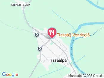 Tiszatáj Vendéglő Tiszaalpár a térképen