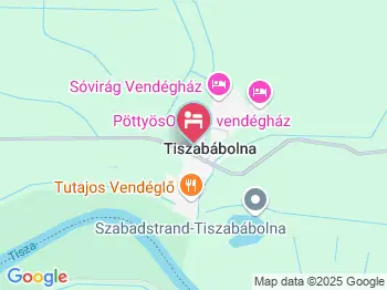 Napocskás Vendégház Tiszabábolna a térképen