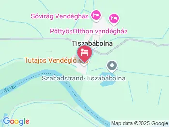 Rabó Vendégház Tiszabábolna a térképen