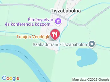Tutajos Vendéglő Tiszabábolna a térképen