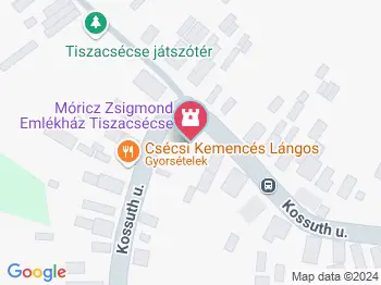 Móricz Zsigmond Emlékház Tiszacsécse a térképen