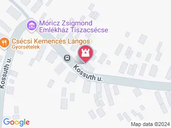 Református templom Tiszacsécse a térképen