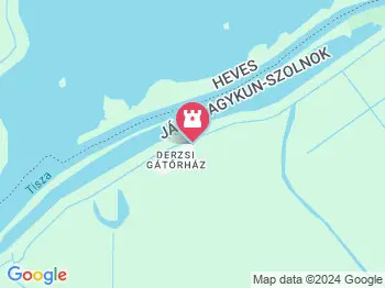 Kárász kikötő Tiszaderzs a térképen