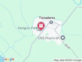 Kenguru Park Tiszaderzs a térképen
