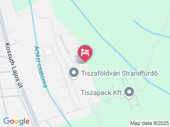 Modern Retro Vendégház Tiszaföldvár a térképen