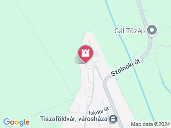 Szabadkéményes ház Tiszaföldvár a térképen
