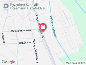 Szent István Római Katolikus Templom Tiszaföldvár a térképen