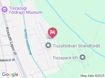 Sziget Házikó Tiszaföldvár a térképen