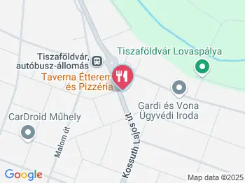 Taverna Étterem & Pizzéria Tiszaföldvár a térképen