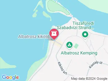 Albatrosz kikötő Tiszafüred a térképen