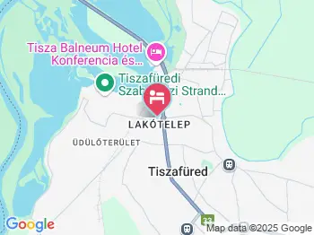 Aurum Vendégház Tiszafüred a térképen