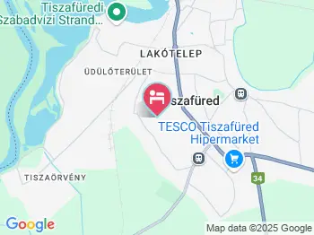 Diófa Apartmanok Tiszafüred a térképen