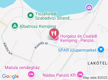 Horgász & Családi Étterem Tiszafüred a térképen