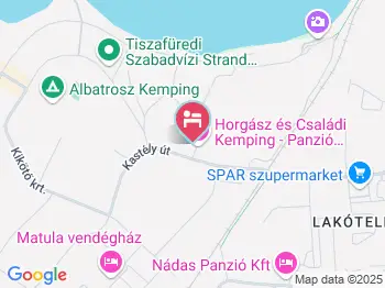 Horgász & Családi Camping-Panzió Tiszafüred a térképen