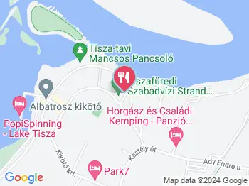 Horgony Bisztró Tiszafüred a térképen