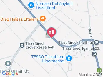 Karamell Fagyizó és Cukrászda Tiszafüred a térképen