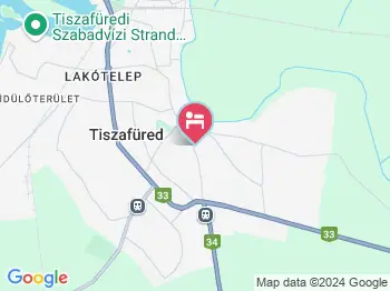 Kedves Vendégház Tiszafüred a térképen