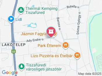 Kiss Pál Múzeum Tiszafüred a térképen