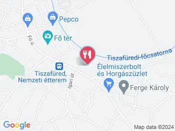 Kör Café Tiszafüred a térképen