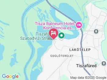 Kormorán Vendégházak Tiszafüred a térképen