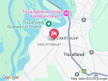 Magdalena Vendégház Tiszafüred a térképen