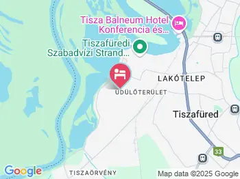 Magyarék Üdülőházikója Tiszafüred a térképen