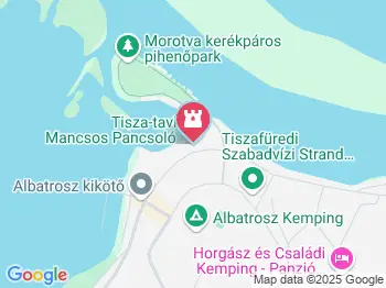 Mancsos pancsoló kutyastrand Tiszafüred a térképen