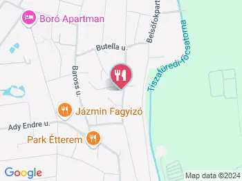 Mariska Étterem Tiszafüred a térképen