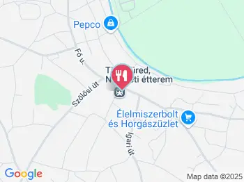 Nemzeti Étterem & Sütöde Tiszafüred a térképen
